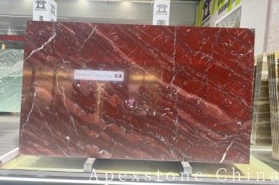 Bordeauxroter Marmor, teurer roter Stein